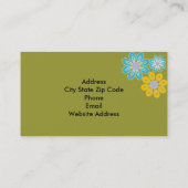 Visitenkarten für Göttliche Textilien Visitenkarte (Rückseite)