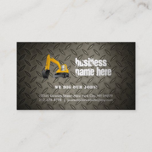 Visitenkarten für Grabungskarten Visitenkarte (Vorderseite)