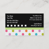 Visitenkarten für Haustiere Treuekarte (Rückseite)