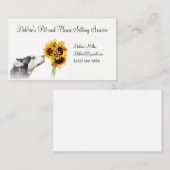 Visitenkarten für Haustiere und Haustiere Visitenkarte (Vorne/Hinten)