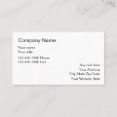 Visitenkarten für Haustiere Visitenkarte (Rückseite)