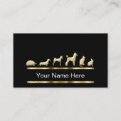 Visitenkarten für Haustiere Visitenkarte (Vorderseite)