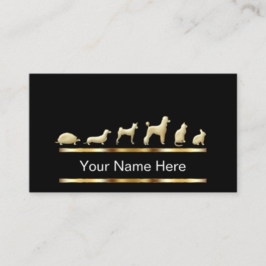 Visitenkarten für Haustiere Visitenkarte (Vorderseite)