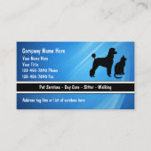 Visitenkarten für Haustiere Visitenkarte (Vorderseite)