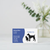 Visitenkarten für Haustiere Visitenkarte (Stehend Vorderseite)