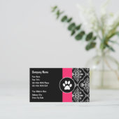 Visitenkarten für Haustiere Visitenkarte (Stehend Vorderseite)