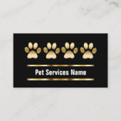 Visitenkarten für Haustiere Visitenkarte (Vorderseite)