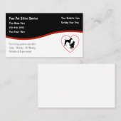 Visitenkarten für Haustiere Visitenkarte (Vorne/Hinten)