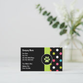 Visitenkarten für Haustiere Visitenkarte (Stehend Vorderseite)