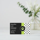 Visitenkarten für Haustiere Visitenkarte (Stehend Vorderseite)