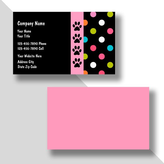 Visitenkarten für Haustiere Visitenkarte