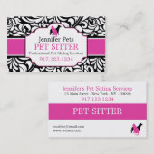 Visitenkarten für Heimtiere | Hundeschwalker Visitenkarte (Vorne/Hinten)