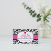 Visitenkarten für Heimtiere | Hundeschwalker Visitenkarte (Stehend Vorderseite)