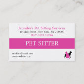 Visitenkarten für Heimtiere | Hundeschwalker Visitenkarte (Rückseite)