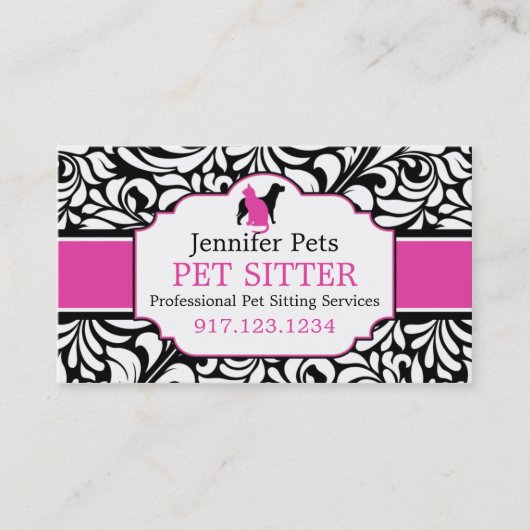 Visitenkarten für Heimtiere | Hundeschwalker Visitenkarte (Vorderseite)