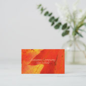 Visitenkarten für Herbst Visitenkarte (Stehend Vorderseite)