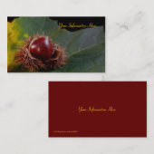 Visitenkarten für Herbstleaf und Nut Visitenkarte (Vorne/Hinten)