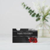 Visitenkarten für Hochzeitfotografen Visitenkarte (Stehend Vorderseite)