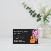 Visitenkarten für Hochzeitsreisende Visitenkarte (Stehend Vorderseite)