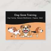 Visitenkarten für Hunde und Welpen Visitenkarte (Vorderseite)