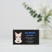 Visitenkarten für Hundeausbilder Visitenkarte (Stehend Vorderseite)