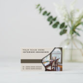 Visitenkarten für Innenarchitekten Visitenkarte (Stehend Vorderseite)
