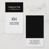 Visitenkarten für Innendesigner Visitenkarte (Vorne/Hinten)