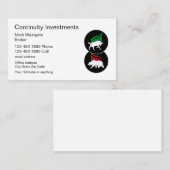 Visitenkarten für Investmentmakler Visitenkarte (Vorne/Hinten)