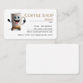 Visitenkarten für Kaffeehäuser Visitenkarte (Vorne/Hinten)