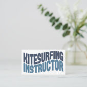 Visitenkarten für Kitesurf Instructor Visitenkarte (Stehend Vorderseite)