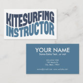 Visitenkarten für Kitesurf Instructor Visitenkarte (Vorne/Hinten)