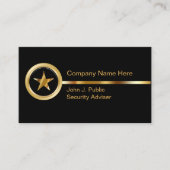 Visitenkarten für klassische Sicherheit Visitenkarte (Vorderseite)