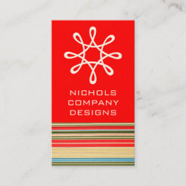 Visitenkarten für klassische Streifen Visitenkarte