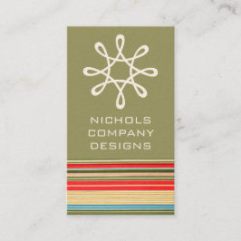 Visitenkarten für klassische Streifen Visitenkarte