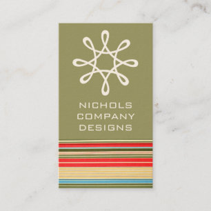 Visitenkarten für klassische Streifen Visitenkarte