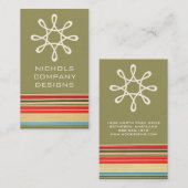 Visitenkarten für klassische Streifen Visitenkarte (Vorne/Hinten)