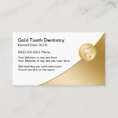 Visitenkarten für klassische Zahnärzte Visitenkarte (Vorderseite)
