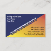 Visitenkarten für Klimaanlagen Visitenkarte (Vorderseite)