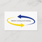 Visitenkarten für Klimaanlagen Visitenkarte (Vorderseite)