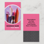Visitenkarten für Kosmetologen oder Makeup-Künstle Visitenkarte (Vorne/Hinten)