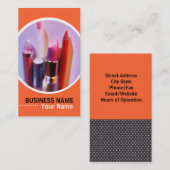 Visitenkarten für Kosmetologen oder Makeup-Künstle Visitenkarte (Vorne/Hinten)