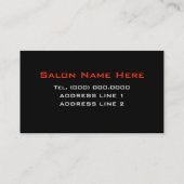 Visitenkarten für Kosmetologen Visitenkarte (Rückseite)