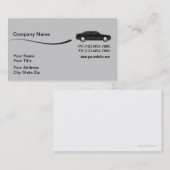 Visitenkarten für Kraftfahrzeuge - Grau Visitenkarte (Vorne/Hinten)