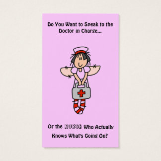 Visitenkarten für Krankenpfleger