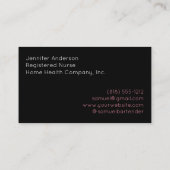 Visitenkarten für Krankenversicherte Visitenkarte (Rückseite)