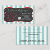 Visitenkarten für Krankenversicherungen Terminkarte (Vorne/Hinten)