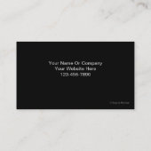 Visitenkarten für Krankenversicherungen Visitenkarte (Rückseite)