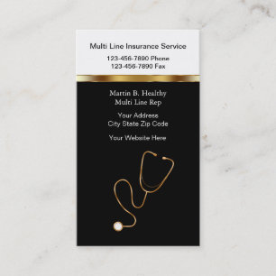 Visitenkarten für Krankenversicherungen Visitenkarte