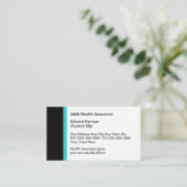 Visitenkarten für Krankenversicherungen Visitenkarte (Stehend Vorderseite)