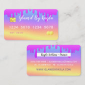 Visitenkarten für Kreditkarten Visitenkarte (Vorne/Hinten)